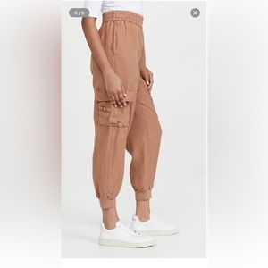 Alice + Olivia Tan Cargo Joggers